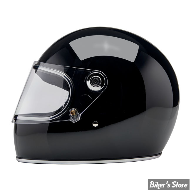 Casque Integral Biltwell Gringo S Ece R Noir Brillant