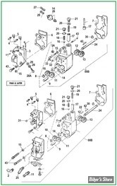  ECLATE K - PIECE N° 00 - ECLATE PIECES DE POMPE A HUILE - BIGTWIN 1968 / 1991