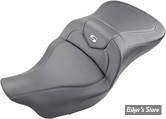 - SELLE SADDLEMEN - RoadSofa™ allongée - TOURING 08/23 - FIBRE DE CARBONE - COUTURES : ARGENT - 808-07B-186