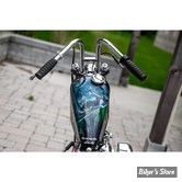 GUIDON  RABBIT EARS (NARROW)  - LOWBROW CUSTOMS - 1" NARROW RABBIT EARS HANDLEBARS - HAUTEUR  : 11" - SANS EMPREINTES - CHROME 