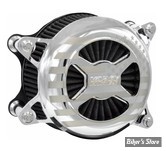 FILTRE A AIR - Vance & Hines - MILWAUKEE EIGHT TOURING 117"/121"  2023UP - AIR CLEANER VO2 AMERICA - STAGE 1 - CHROME - 72046FG