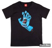 TEE-SHIRT - SANTA CRUZ - YOUTH SCREAMING HAND T-SHIRT - BLACK - TAILLE 10/12 ANS 