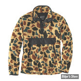 PULL OVER POLAIRE - CARHARTT - FIT FLEECE PULLOVER - CAMOUFLAGE - TAILLE L
