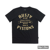 - TEE-SHIRT - RUSTY PISTONS - Vista t-shirt - BLACK - TAILLE M