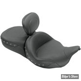 SELLE  MUSTANG - TOURING 08/23 - SUPER TOURING AVEC DOSSIER - SMOOTH BLACK STUDDED TOURING SEAT - AVEC RIVETS NOIR - 79586