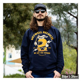 SWEAT SHIRT - BILTWELL - Covered sweatshirt - BLEU