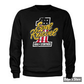 SWEAT SHIRT - EVEL KNIEVEL - King Of Stuntmen sweatshirt - BLACK - TAILLE M