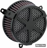 FILTRE A AIR - COBRA - POWRFLO AIR INTAKE - KAWASAKI VN900 - A RAYON - NOIR - 06-0467-04B-SB