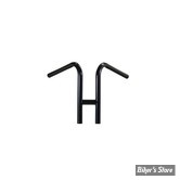 GUIDON  RABBIT - TC BROS - 1" RABBIT HANDLEBAR - HAUTEUR  : 12" - AVEC EMPREINTES - NOIR - 101-0296