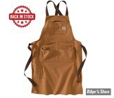 TABLIER DE TRAVAIL - CARHARTT - DUCK APRON - COULEUR : MARRON