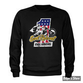 SWEAT SHIRT - EVEL KNIEVEL - No. 1 sweatshirt - BLACK - TAILLE M