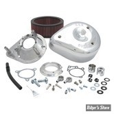 FILTRE A AIR - S&S - CLASSIC TEARDROP AIR CLEANER KIT - TOURING 08/16 / SOFTAIL 16/17 / DYNA FXDLS 16/17 - AVEC TIRAGE ELECTRONIQUE  - CHROME - 106-2091