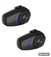 KIT DE COMMUNICATION BLUETOOTH - SENA - 10S Bluetooth headset - DUAL