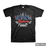 - TEE-SHIRT - EVEL KNIEVEL - American Daredevil T-shirt - BLACK / NOIR - TAILLE M