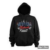 - SWEAT SHIRT A CAPUCHE - EVEL KNIEVEL - American Daredevil hoodie - BLACK - TAILLE M