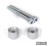  - RISERS - SW MOTECH -  BMW F 650/700 GS, F 850 GS/ADV  -  HAUTEUR : 20MM - ARGENT - LEH.07.039.118/20/S