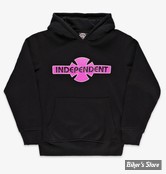 SWEAT A CAPUCHE - INDEPENDENT - YOUTH O.B.C.C STREAK - BLACK - TAILLE 12 / 14 ANS