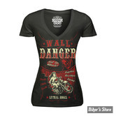 TEE-SHIRT - LETHAL THREAT - WALL OF DANGER V-NECK - COULEUR : NOIR IMPRIME - TAILLE S - NEUF - NI REPRIS - NI ÉCHANGÉ