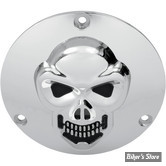 ECLATE I - PIECE N° 25 - COUVERCLE D EMBRAYAGE - BIG TWIN 70/99 - SKULL - CHROME
