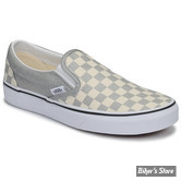 CHAUSSURES - VANS - CLASSIC SLIP-ON - SILVER / WHITE - POINTURE 36.5