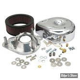 FILTRE A AIR - S&S - TEARDROP - BIG TWIN 84/92 / SPORTSTER 86/90 - AVEC CARBURATEUR S&S E OU G - CHROME - 17-0399