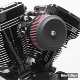 S&S - ECLATE A - PIECE N° 16 - STEALTH S&S SUPERSTOCK : COUVERCLE D'ÉPURATEUR D'AIR - DISHED BOBBER - NOIR WRINKLE - 170-0123