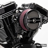 FILTRE A AIR - S&S - Stealth Air Cleaner Kit with Air 1 Cover - MILWAUKEE EIGHT TOURING 17UP / SOFTAIL 18UP - NOIR - 170-0394C