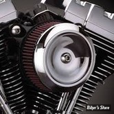 S&S - ECLATE A - PIECE N° 16 - STEALTH S&S SUPERSTOCK : COUVERCLE D'ÉPURATEUR D'AIR - DISHED BOBBER - CHROME - 170-0119