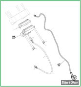  ECLATE A1 - PIECE N° 00 - ECLATE DES PIECES DE COMPTEUR - SOFTAIL M8 FXRST 2022UP