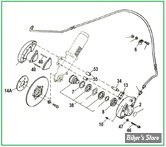  ECLATE G - PIECE N° 00 - ECLATE DES PIECES D'ETRIER DE FREIN AVANT - FX / SPORTSTER 1973