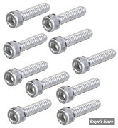 VIS TETE ALLEN / BTR - 10-32 X 19MM / 3/4" - COLONY - CHROME - LE PAQUET 10 PIECES