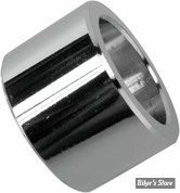 ENTRETOISE D'AXE DE ROUE - DIAMETRE INTERNE : 1" - LONGUEUR : 22,50  MM - OEM 43521-00 / 43521-00A - CHROME - LA PIECE