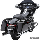 SILENCIEUX COBRA - SERIE NH GEN2 - TOURING 17/23 - DIAMETRE : 4" - Neighbor Haters® - CORPS : CHROME / EMBOUT : NOIR/CHROME - 6277