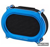 - KIT FILTRE A AIR A.NESS - MILWAUKEE EIGHT TOURING 17UP / SOFTAIL 18UP - STAGE 2 OVAL UPGRADE AIR CLEANER KIT VENTILATOR - BLEU ANODISE - 600-189