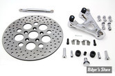 ECLATE G - PIECE N° 02 - KIT SUPPORT ET DISQUE DE FREIN ET ACC. - Rear Caliper Mounting Kit - DISQUE : INOX - CHROME