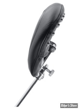 SELLE  MUSTANG - TOURING 08/23 - ONE PIECE SUPER TOURING DELUXE SEAT : DOSSIER CONDUCTEUR - STUDDED CHROME - 79588