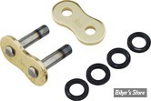 - ATTACHE RAPIDE A RIVETER - O-RING - TSUBAKI - 530 SERIES RQ2 - GOLD