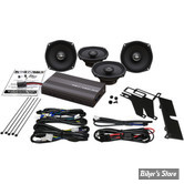 KIT AUDIO AVEC AMPLIFICATEUR - AVANT/ARRIÈRE - TOURING FLHTCU 2000/2013 - HOGTUNES - REV 450U KIT-AA