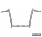 - GUIDON PAUL YAFFE BAGGER NATION - 1 1/4" MONKEY DRAG BARS - TOURING FLHR 99UP / FLTR 99/13 - HAUTEUR : 25.50CM - CHROME