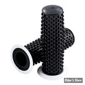 POIGNEES KUSTOM TECH - KUSTOM GRIPS - CAOUTCHOUC - NOIR - (NEUF: NI REPRIS, NI ECHANGEE)