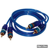 CABLE D'ALIMENTATION D'AMPLIFICATEUR - CABLE RCA - LONGUEUR : 91cm - NAMZ - 3' RCA Cable - NAP-RCA3