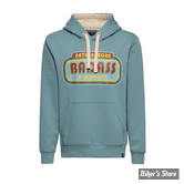 - SWEAT SHIRT A CAPUCHE - KING KEROSIN - Bad Ass hoodie - LAKE GREEN - TAILLE L