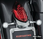 Garniture pour phare arrière pour moto en plastique ABS chromé pour Indian  14-22