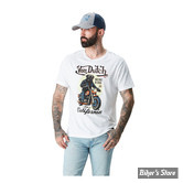 -TEE-SHIRT - VON DUTCH - DOGZ T-SHIRT - BLANC - TAILLE M