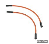 FILS DE BOUGIES - SCREAMIN EAGLE - TOURING 99/08 - 10MM PHAT SPARK PLUG WIRES - ORANGE