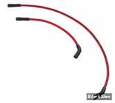 FILS DE BOUGIES - SCREAMIN EAGLE - TOURING 09/16 - 10MM PHAT SPARK PLUG WIRES - ROUGE