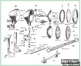  ECLATE K - PIECE N° 00 - ECLATE DES PIECES PHARE ADDITIONNELS  - BIGTWIN 1938/1957