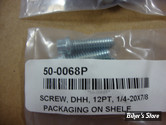 ECLATE J - PIECE N° 37 - VIS D'EMBASE DE POUSSOIRS - SCREW, DHH, 12 PT, 1/4-20 X 7/8", ZINC, STEEL - OEM 3770 - S&S - 50-0068 -  LES 4 PIÈCES