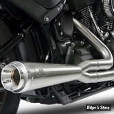 - ECHAPPEMENT  REDTHUNDER - SOFTAIL MILWAUKEE EIGHT - 2 into 1 Exhaust System - RACE EDITION - AVEC SORTIE ALUMINIUM - GRIS VELOUR  - HD0909400IIG