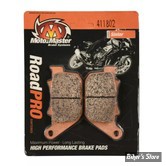 PLAQUETTES - 42836-04 / 42029-07 - ARRIERE - MOTO MASTER - ROADPRO BRAKE PADS - METAL FRITTE - 411802